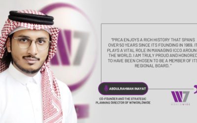 Inayat, the youngest member to join PRCA MENA Regional Board