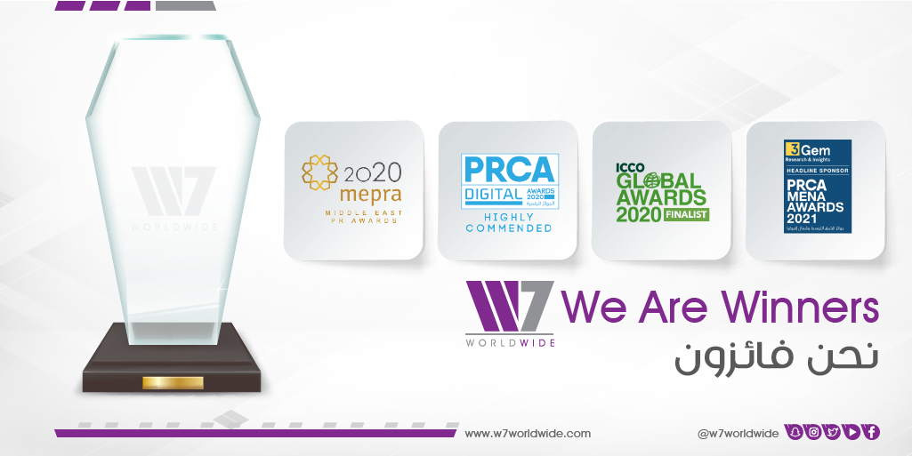 W7Worldwide Becomes GCC Region’s Leading Independent Communications Agency with Record Number of Industry Awards