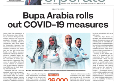 Bupa Arab News P14 Wednesday 29 April 2020