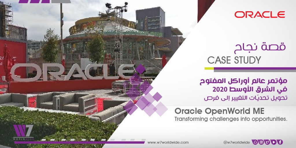 Oracle OpenWorld ME Transforming challenges into opportunities